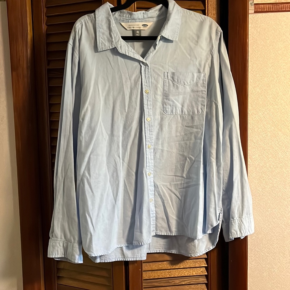 Light Blue Old Navy Button Up